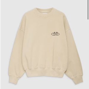 Anine Bing Leo Serpent Graphic Sweatshirt size Large